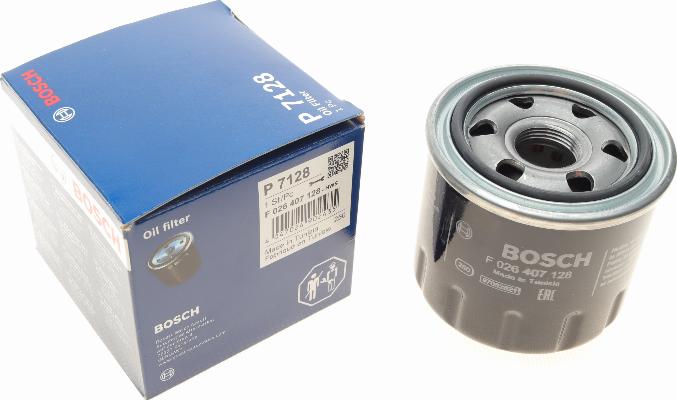 BOSCH F 026 407 128 - Filtro olio autozon.pro