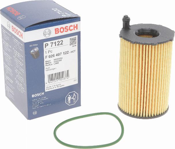 BOSCH F 026 407 122 - Filtro olio autozon.pro