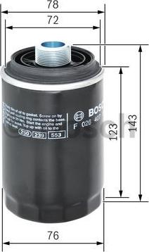 BOSCH F 026 407 179 - Filtro olio autozon.pro