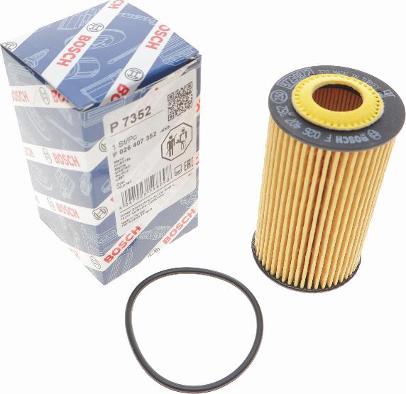 BOSCH F 026 407 352 - Filtro olio autozon.pro