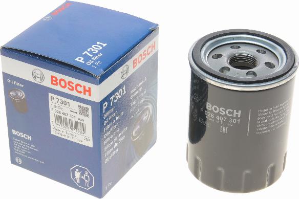 BOSCH F 026 407 301 - Filtro olio autozon.pro