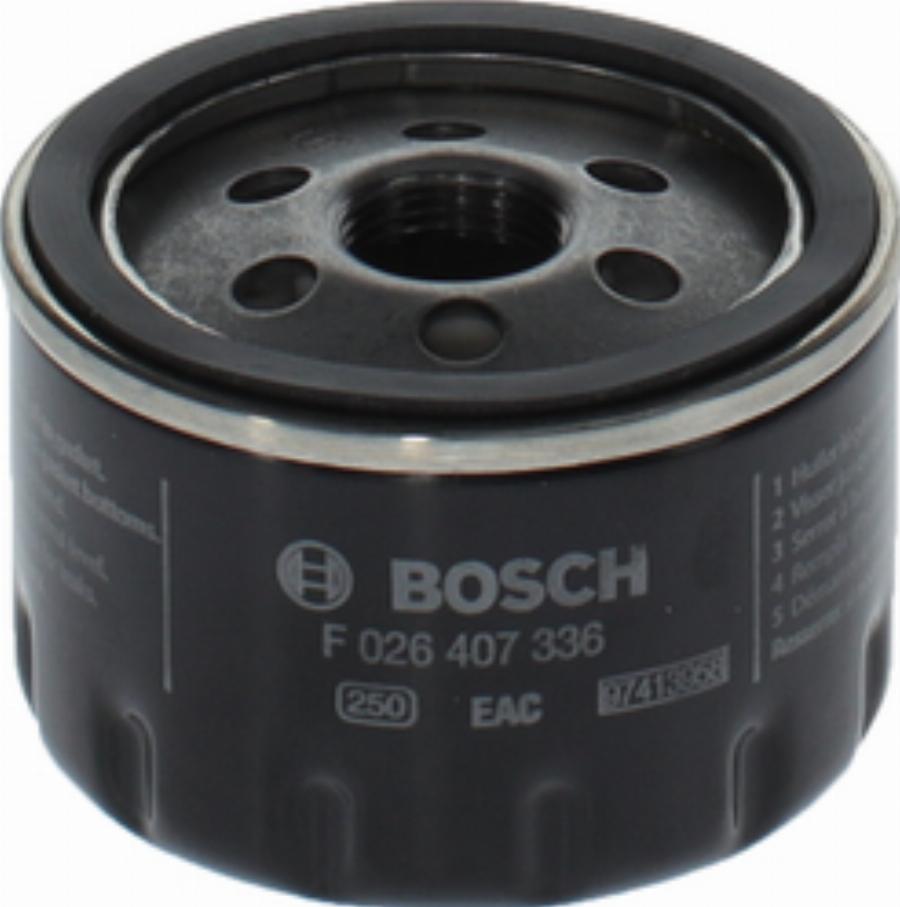 BOSCH F 026 407 336 - Filtro olio autozon.pro