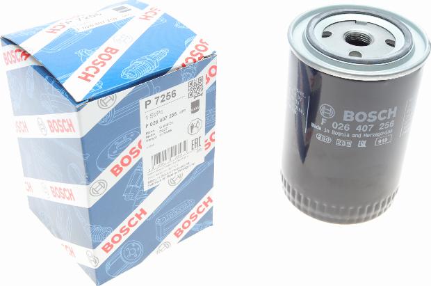 BOSCH F 026 407 256 - Filtro olio autozon.pro