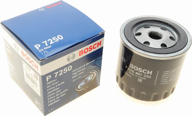 BOSCH F 026 407 250 - Filtro olio autozon.pro