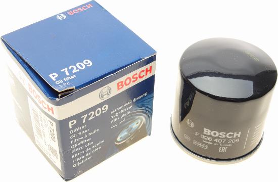 BOSCH F 026 407 209 - Filtro olio autozon.pro