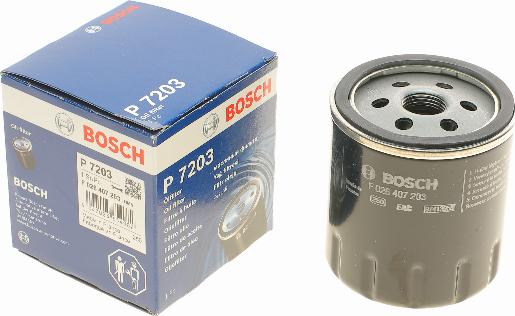 BOSCH F 026 407 203 - Filtro olio autozon.pro