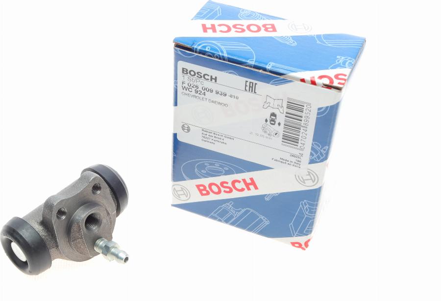 BOSCH F 026 009 939 - Cilindretto freno autozon.pro