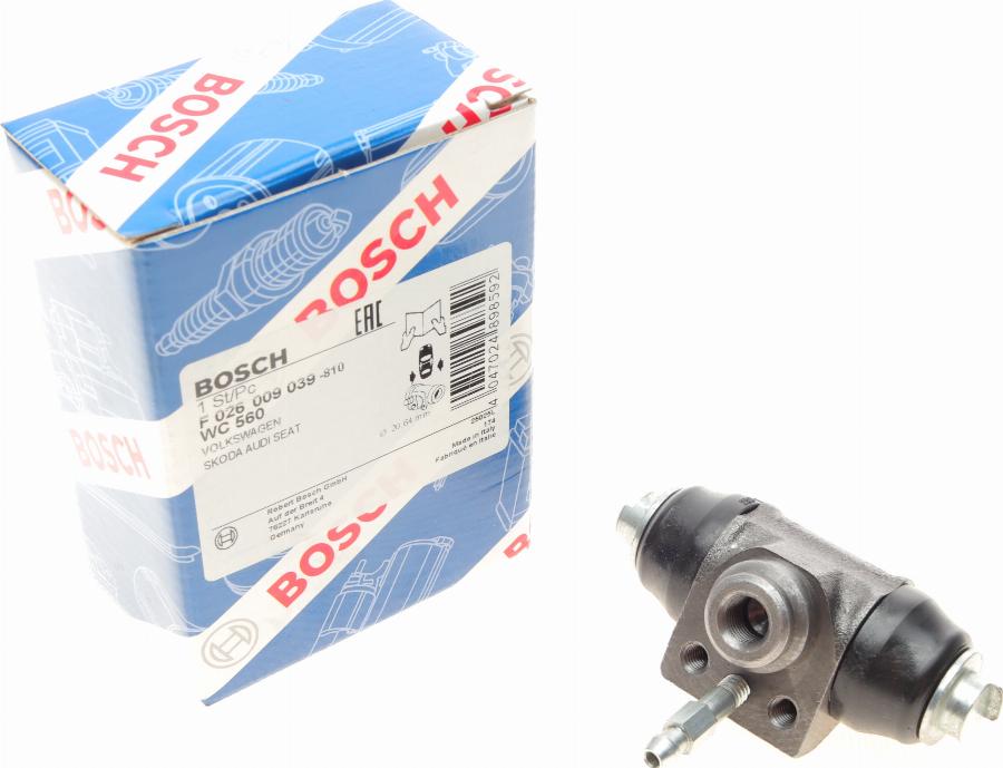 BOSCH F 026 009 039 - Cilindretto freno autozon.pro