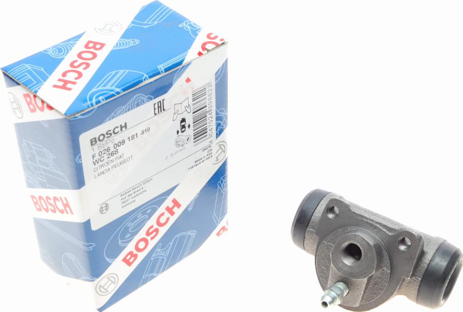 BOSCH F 026 009 181 - Cilindretto freno autozon.pro