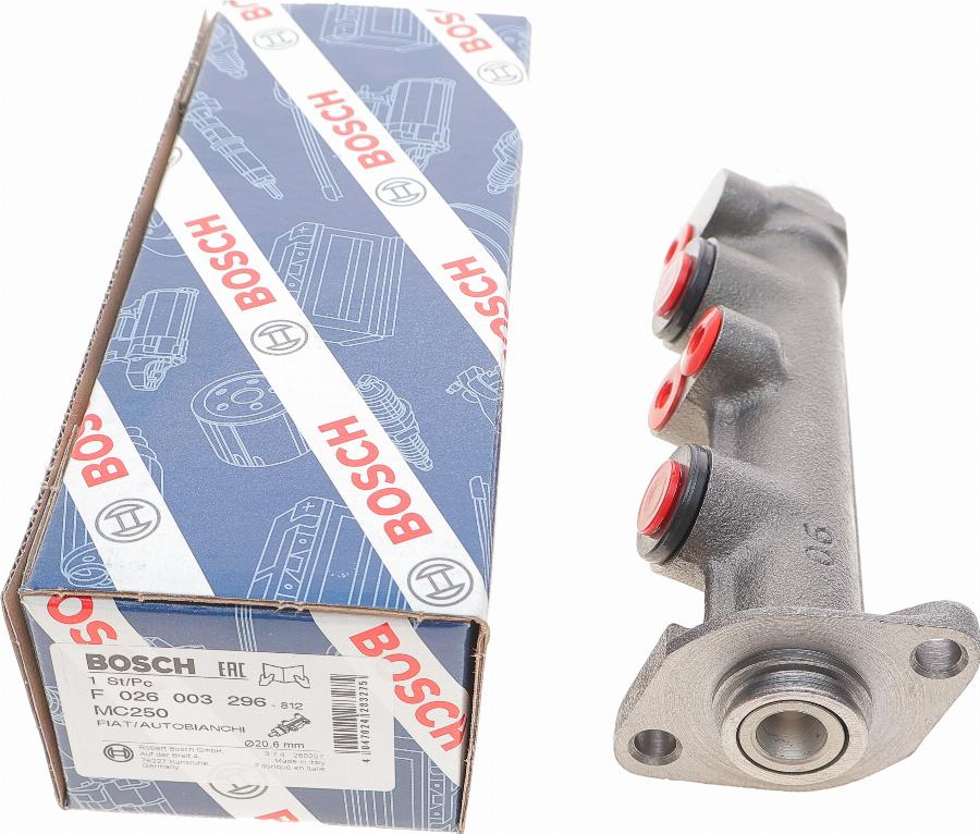 BOSCH F 026 003 296 - Cilindro maestro del freno autozon.pro