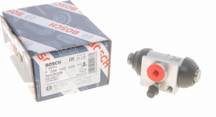 BOSCH F 026 002 028 - Cilindretto freno autozon.pro