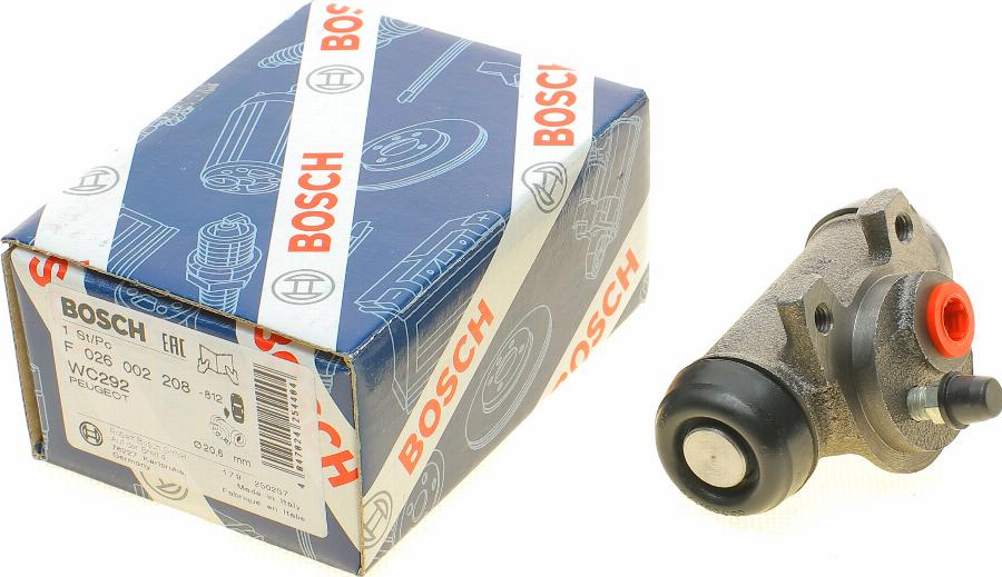 BOSCH F 026 002 208 - Cilindretto freno autozon.pro