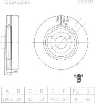 BOSCH F 026 A06 392 - Discofreno autozon.pro