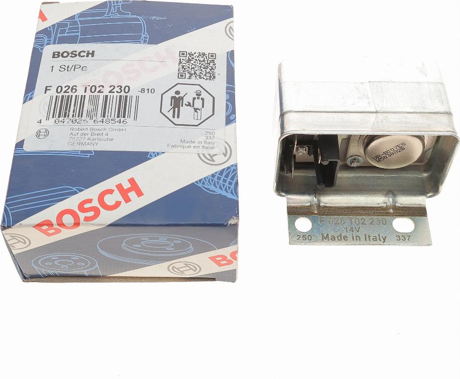 BOSCH F 026 T02 230 - Regolatore alternatore autozon.pro