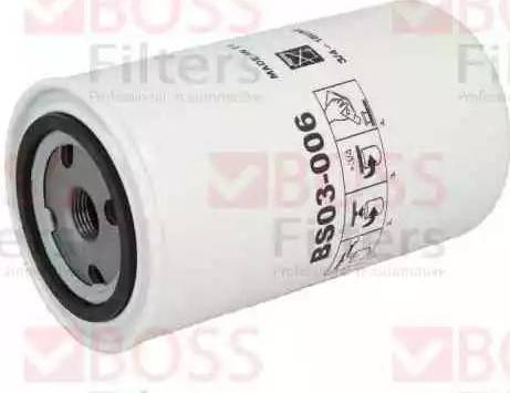 BOSS FILTERS BS03-006 - Filtro olio autozon.pro