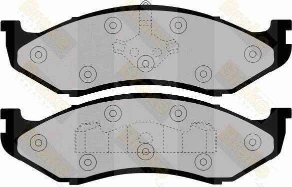 Brake Engineering PA992 - Kit pastiglie freno, Freno a disco autozon.pro