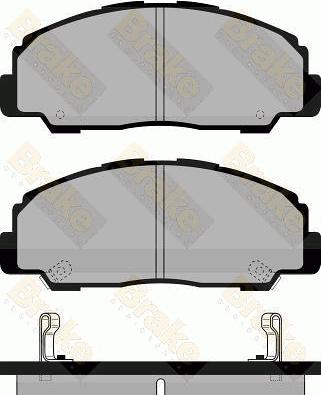 Brake Engineering PA997 - Kit pastiglie freno, Freno a disco autozon.pro