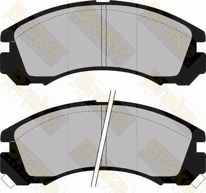 Brake Engineering PA945 - Kit pastiglie freno, Freno a disco autozon.pro