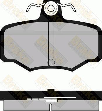 Brake Engineering PA934 - Kit pastiglie freno, Freno a disco autozon.pro