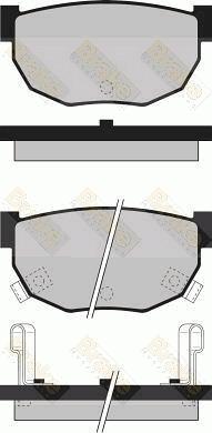 Brake Engineering PA499 - Kit pastiglie freno, Freno a disco autozon.pro