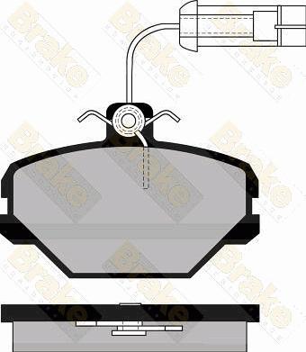 Brake Engineering PA495 - Kit pastiglie freno, Freno a disco autozon.pro