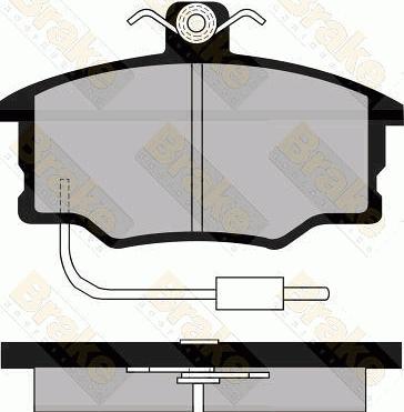 Brake Engineering PA498 - Kit pastiglie freno, Freno a disco autozon.pro