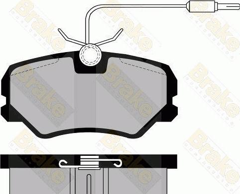 Brake Engineering PA493 - Kit pastiglie freno, Freno a disco autozon.pro