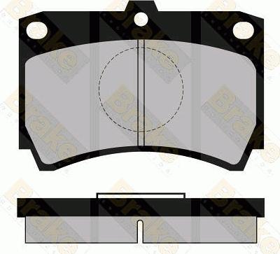 Brake Engineering PA469 - Kit pastiglie freno, Freno a disco autozon.pro