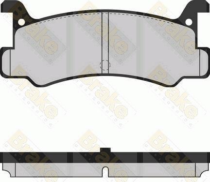 Brake Engineering PA460 - Kit pastiglie freno, Freno a disco autozon.pro