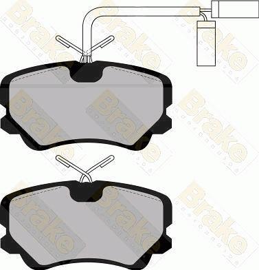 ABEX T6131 - Kit pastiglie freno, Freno a disco autozon.pro