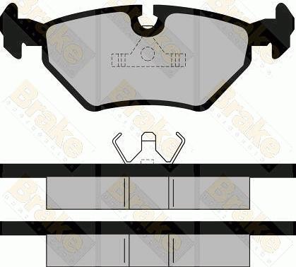 Brake Engineering PA484 - Kit pastiglie freno, Freno a disco autozon.pro