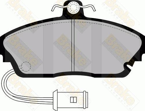 Brake Engineering PA488 - Kit pastiglie freno, Freno a disco autozon.pro