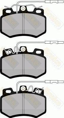 Brake Engineering PA439 - Kit pastiglie freno, Freno a disco autozon.pro