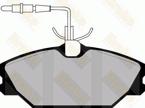 Brake Engineering PA475 - Kit pastiglie freno, Freno a disco autozon.pro