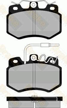 Brake Engineering PA472 - Kit pastiglie freno, Freno a disco autozon.pro