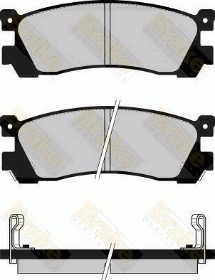 Brake Engineering PA551 - Kit pastiglie freno, Freno a disco autozon.pro