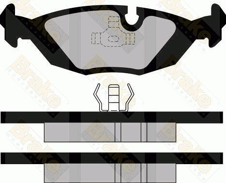 Brake Engineering PA501 - Kit pastiglie freno, Freno a disco autozon.pro