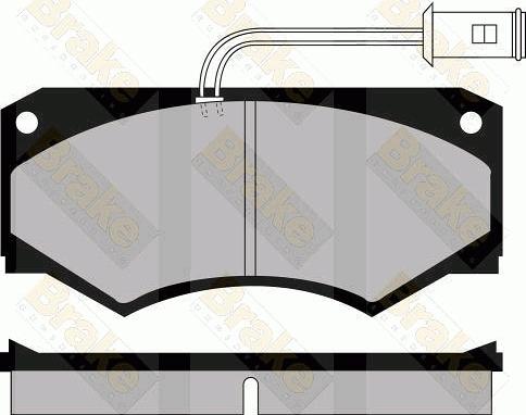 Brake Engineering PA510 - Kit pastiglie freno, Freno a disco autozon.pro