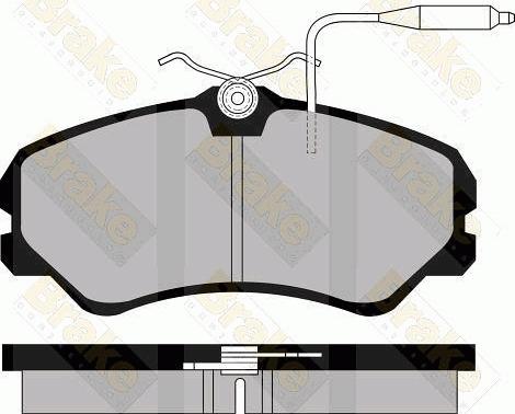 Brake Engineering PA520 - Kit pastiglie freno, Freno a disco autozon.pro