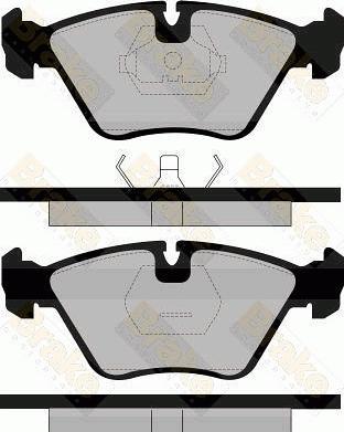 Brake Engineering PA600 - Kit pastiglie freno, Freno a disco autozon.pro