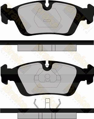 Brake Engineering PA602 - Kit pastiglie freno, Freno a disco autozon.pro