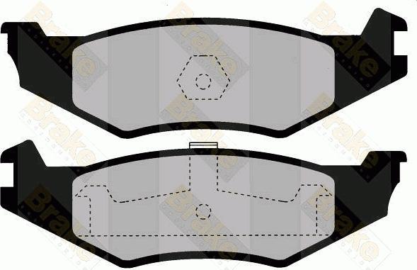 Brake Engineering PA1444 - Kit pastiglie freno, Freno a disco autozon.pro