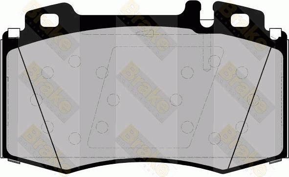 Brake Engineering PA1453 - Kit pastiglie freno, Freno a disco autozon.pro