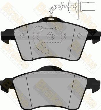 Brake Engineering PA1464 - Kit pastiglie freno, Freno a disco autozon.pro