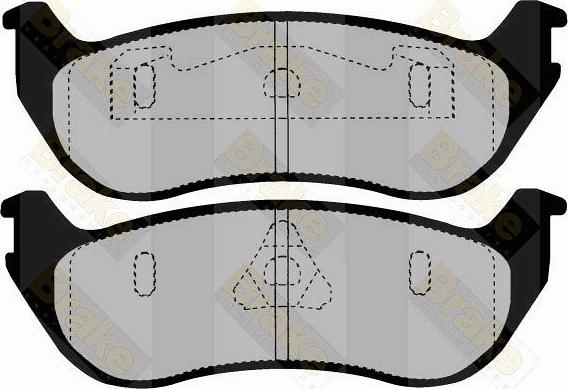 Brake Engineering PA1467 - Kit pastiglie freno, Freno a disco autozon.pro