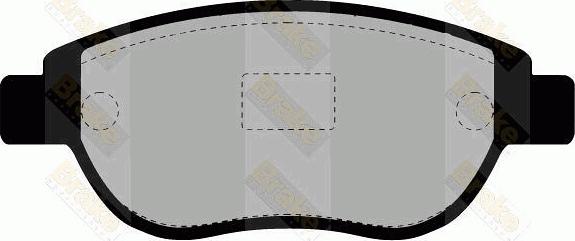 Brake Engineering PA1419 - Kit pastiglie freno, Freno a disco autozon.pro