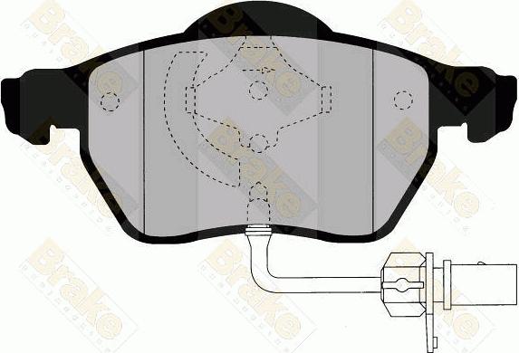 Brake Engineering PA1485 - Kit pastiglie freno, Freno a disco autozon.pro