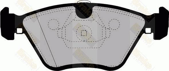 Brake Engineering PA1480 - Kit pastiglie freno, Freno a disco autozon.pro