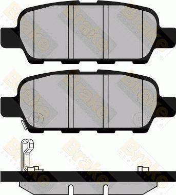 Brake Engineering PA1432 - Kit pastiglie freno, Freno a disco autozon.pro