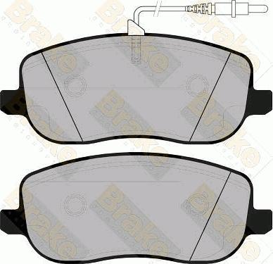 Brake Engineering PA1424 - Kit pastiglie freno, Freno a disco autozon.pro